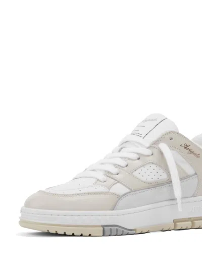 Axel Arigato 'area Lo' White And Beige Sneakers With Logo Detail In Neutral
