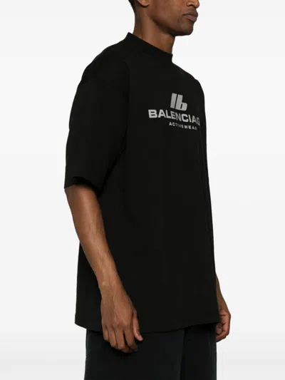 Shop Balenciaga Activewear Cotton T Shirt