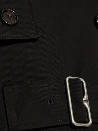 Burberry Detachable-collar Trench Coat