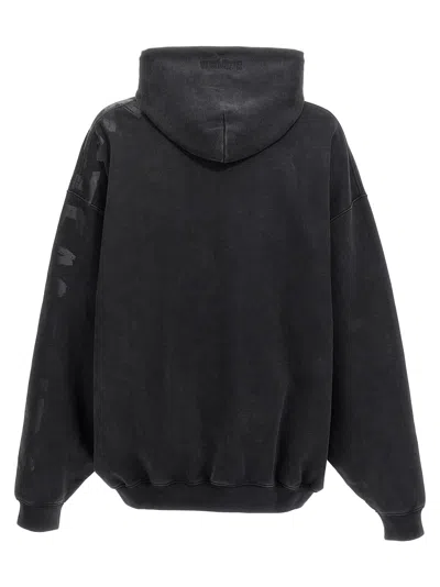 VETEMENTS DOUBLE ANARCHY SWEATSHIRT BLACK 