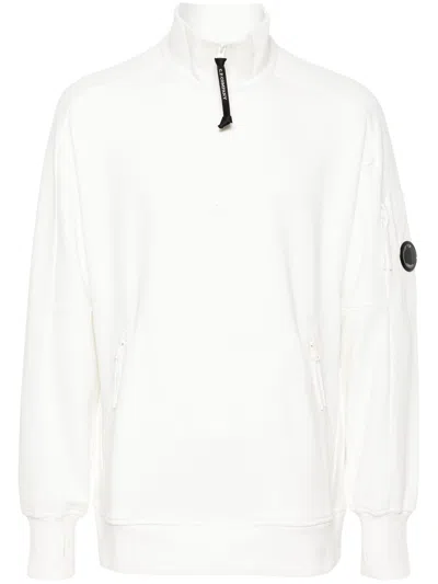 C.p. Company Cp Company Diagonal Raised Fleece Half Zipped Sweatshirt