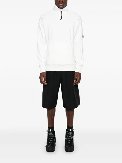C.p. Company Cp Company Diagonal Raised Fleece Half Zipped Sweatshirt