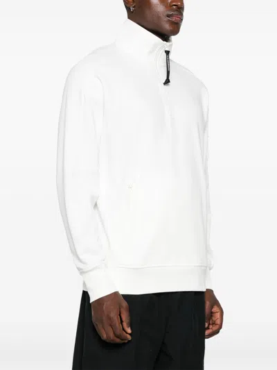 C.p. Company Cp Company Diagonal Raised Fleece Half Zipped Sweatshirt
