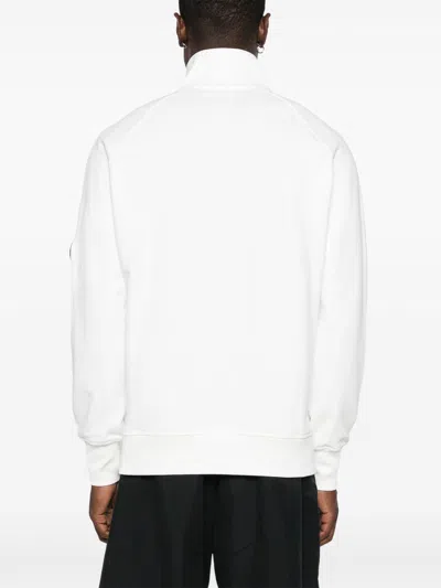 C.p. Company Cp Company Diagonal Raised Fleece Half Zipped Sweatshirt