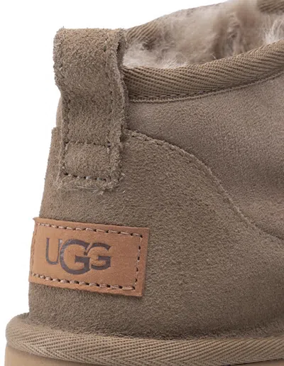 Shop Ugg Antilope Classic Ultra Mini Boots In Dove Grey