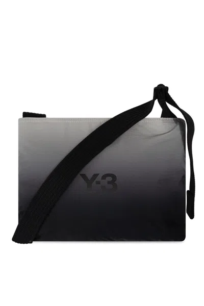 Y-3 Aop Cross Body Bag In Grey