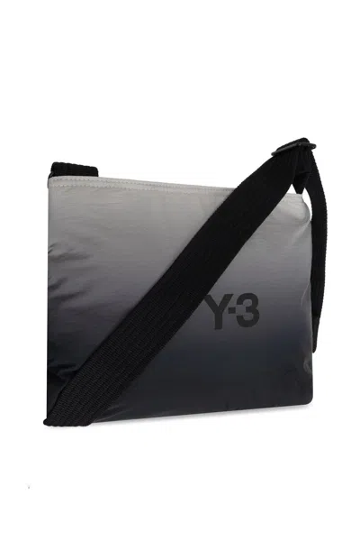 Y-3 Aop Cross Body Bag In Grey
