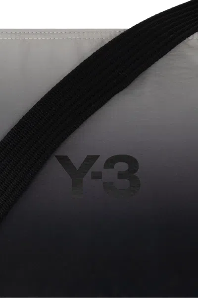 Y-3 Aop Cross Body Bag In Grey
