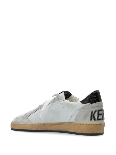 Shop Golden Goose Ball Star Nappa Upper Suede Toe And Spur Cocco Printed Star And Heel