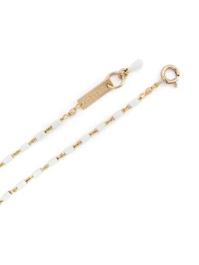 Isabel Marant Beaded Design Bracelet Gold-tone Hardware