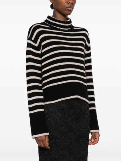 Shop Lisa Yang Striped Cashmere Jumper