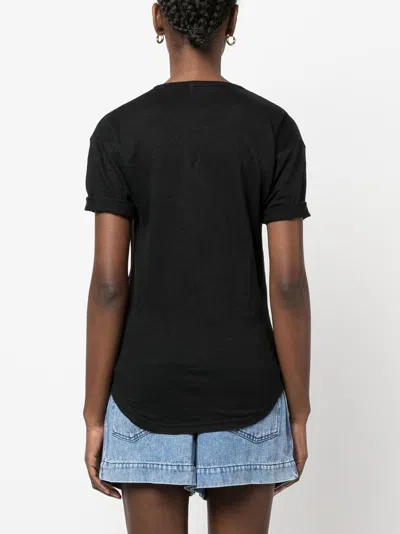 Isabel Marant Étoile Marant Etoile Koldi Logo Cotton T Shirt