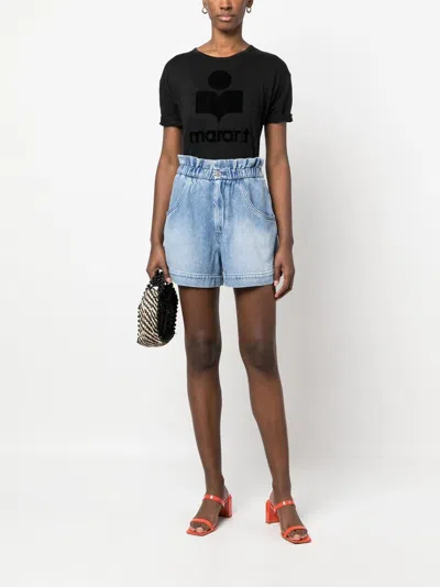 Isabel Marant Étoile Marant Etoile Koldi Logo Cotton T Shirt