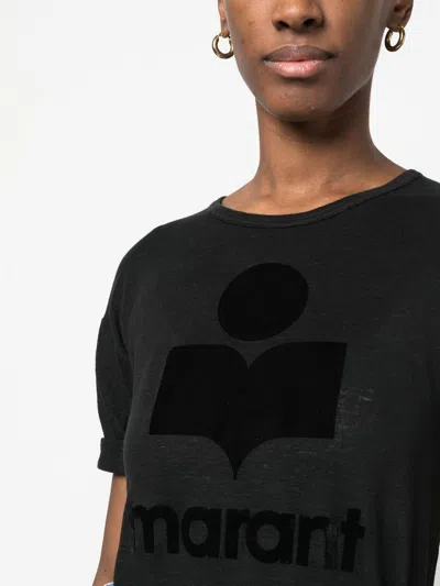Isabel Marant Étoile Marant Etoile Koldi Logo Cotton T Shirt