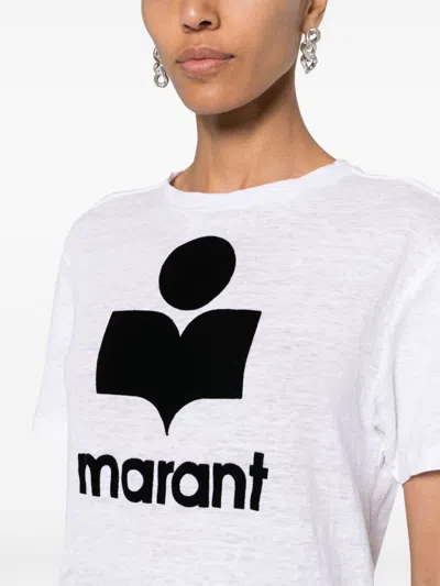 Isabel Marant Étoile Isabel Marant Etoile Zewel T Shirt With Flocked Logo