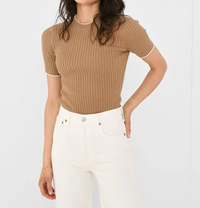 Anna Quan Bebe Top In Macchiato/silence In Multi