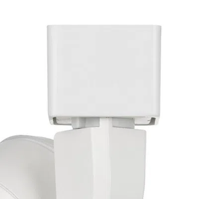 Furnizzeme 10w Integrated Led Track Fixture With Polycarbonate Head, Orange And White