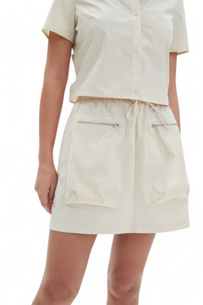 Chrldr Kerra Cargo Skirt In Sand In Beige