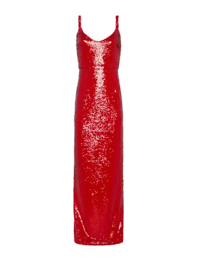 L AGENCE KARMA SEQUIN MAXI DRESS 