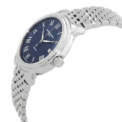 Pre-owned Raymond Weil Maestro Automatic Blue Dial Men's Watch 2837-st-00508