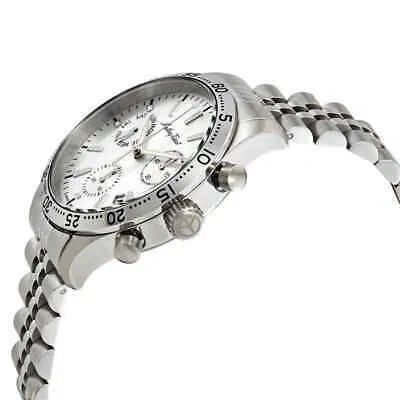 Pre-owned Mathey-tissot Type 22 Chronograph Silver Dial Men's Watch H1822chas