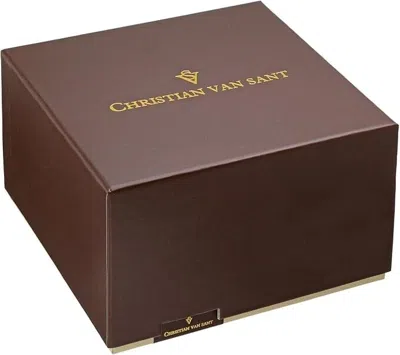 Pre-owned Christian Van Sant Women's Elegant Rose Gold Dial Watch - Cv4822