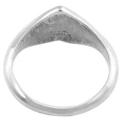 Pre-owned Gucci Interlocking Red Enamel Heart Ring