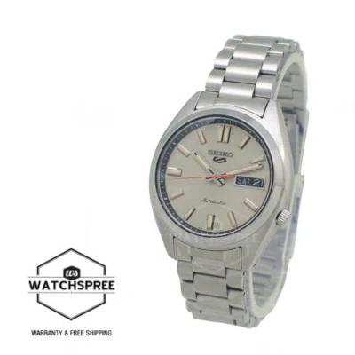 Pre-owned Seiko 5 Sports Automatic Snxs Series Stainless Steel Band Watch Srpk91k1
