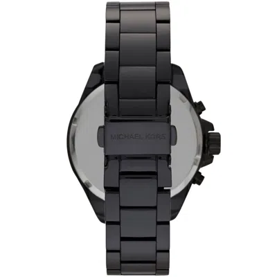 Pre-owned Michael Kors Mk5879 Women's Everest Black Rose Stainless-steel Quartz Watch
