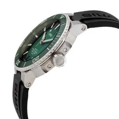 Pre-owned Oris Aquis Date Automatic Green Dial Men's Watch 40077634157-0742474eb