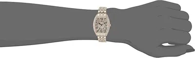 Pre-owned Christian Van Sant Women's Rose Gold Dial Watch - Cv0262