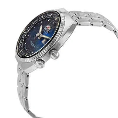 Pre-owned Orient Revival Blue Dial Men's Watch Ra-aa0e03l19b