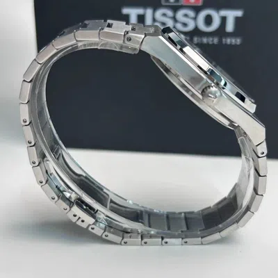 Pre-owned Tissot Prx Green Dial Stainless Steel Quartz Men's Watch 40mm T137.410.11.091.00