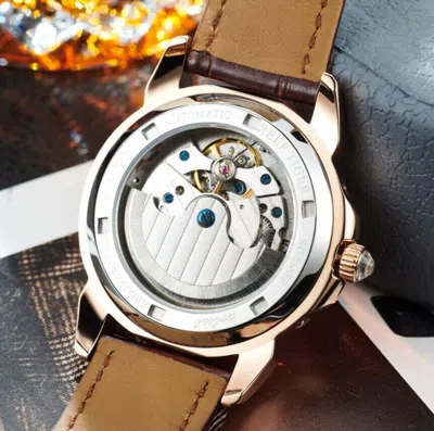 Pre-owned Reef Tiger Men Automatic Watch Luxury Mechanical Multi Dial Year Month Week Date