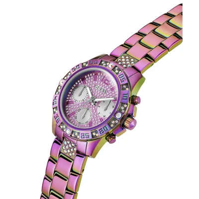 Pre-owned Guess Women Watch Majesty Gw0771l4 Stainless Steel