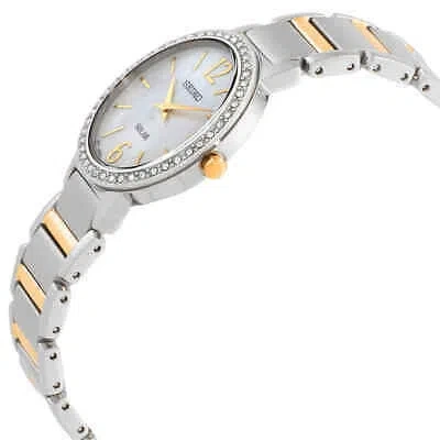 Pre-owned Seiko Solar Mop Dial Ladies Watch Sup469