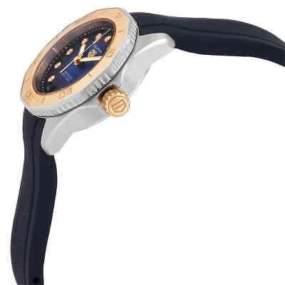 Pre-owned Tag Heuer Aquaracer Professional 200 Automatic Diamond Blue Dial Ladies Watch