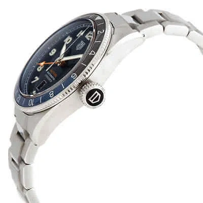 Pre-owned Tag Heuer Autavia Automatic Blue Dial Batman Bezel Men's Watch Wbe511a.ba0650