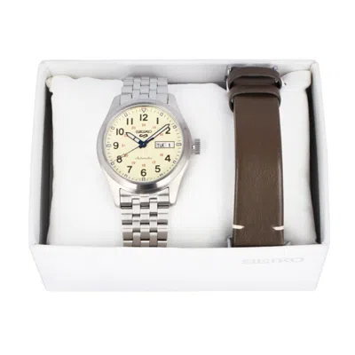 Pre-owned Seiko 5 Srpk41k1 Limited Edition With Replacement Belt