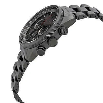 Pre-owned Citizen Nighthawk Chronograph Charcoal Grey Dial Men's Watch Ca4377-53h