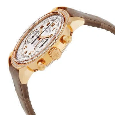 Pre-owned Patek Philippe Complications Silvery Opaline Dial Ladies Hand Wound Diamond