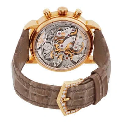 Pre-owned Patek Philippe Complications Silvery Opaline Dial Ladies Hand Wound Diamond