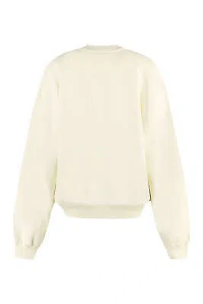 Pre-owned Off-white Cotton Crew-neck Sweatshirt