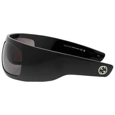 Pre-owned Gucci Grey Wrap Ladies Sunglasses Gg1633s 004 66 Gg1633s 004 66 In Gray