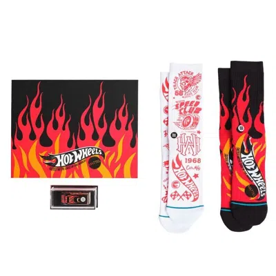 Pre-owned Stance X Hot Wheels Box Set | 2 Pairs Of Socks | 1 Hot Wheels Van | | 2021 In Multicolor