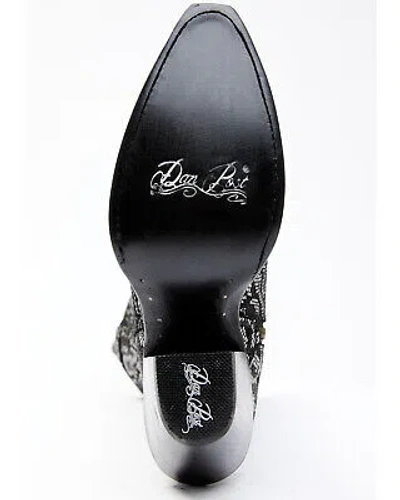 Pre-owned Dan Post Women's Snake Print Western Boot - Snip Toe - Dpp5629 8 M In Silver