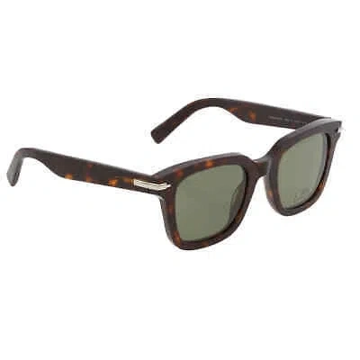 Pre-owned Dior Green Rectangular Men's Sunglasses Blacksuit S10i 20c0 51