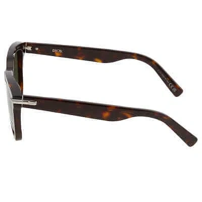 Pre-owned Dior Green Rectangular Men's Sunglasses Blacksuit S10i 20c0 51