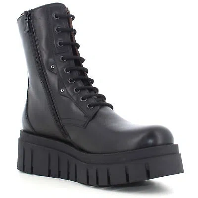 Pre-owned Nerogiardini Nero Giardini A24us Women's Amphibian With Platform I411920d/100 In Black