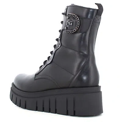 Pre-owned Nerogiardini Nero Giardini A24us Women's Amphibian With Platform I411920d/100 In Black